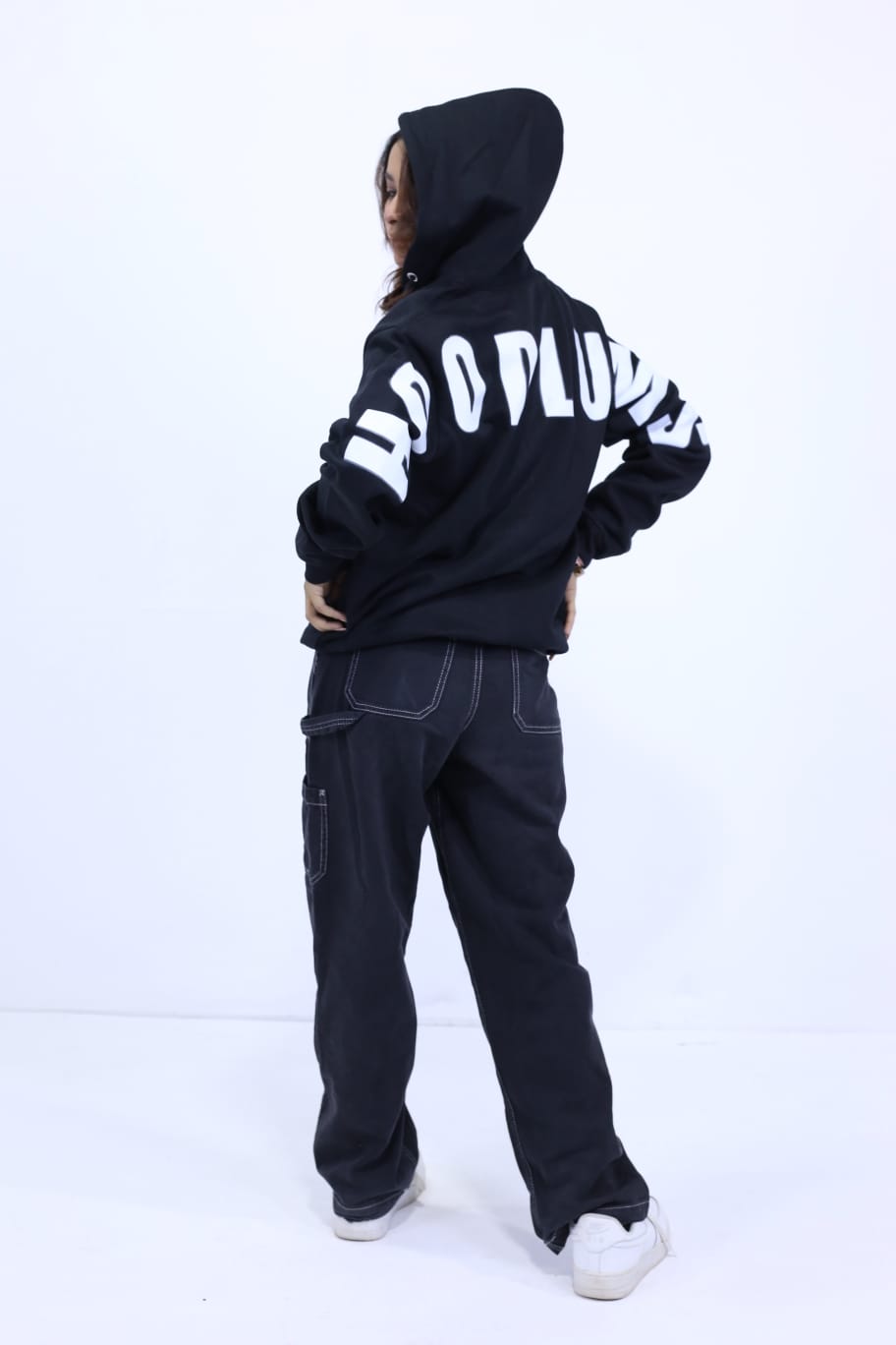 Hoodlums backprint zipper