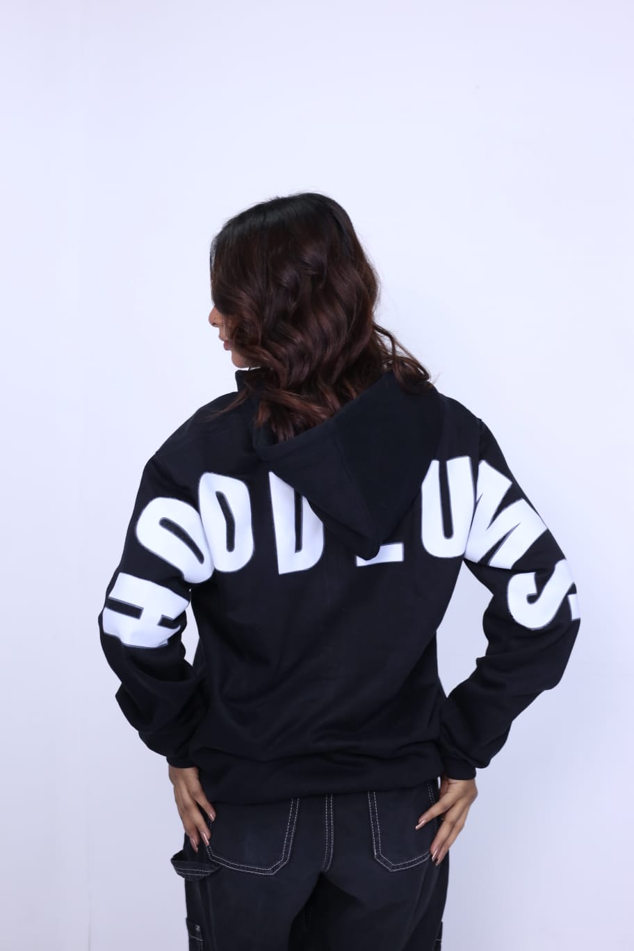 Hoodlums backprint zipper